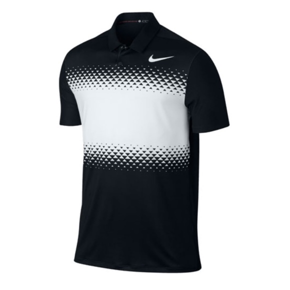 Nike size M Tiger Woods TW Mobility Majors Polo Shirt 833165-010  ⭐️⭐️⭐️… - Picture 1 of 16